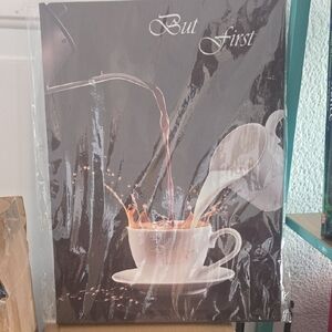 But First Coffee Canvas Art